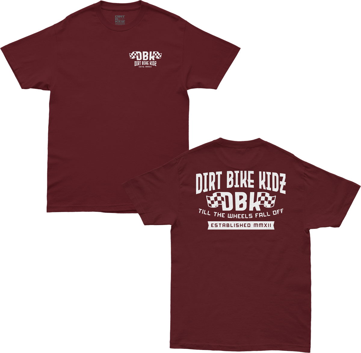 DBK Til The End T-Shirt - Burgundy