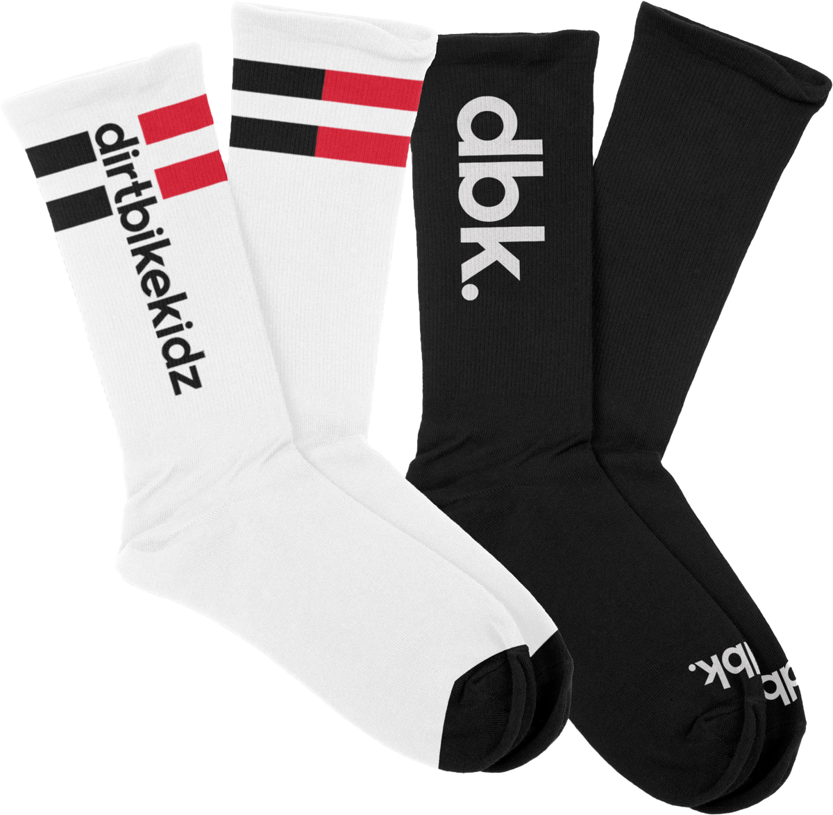 DBK Basics Socks 2-Pack - White/Black