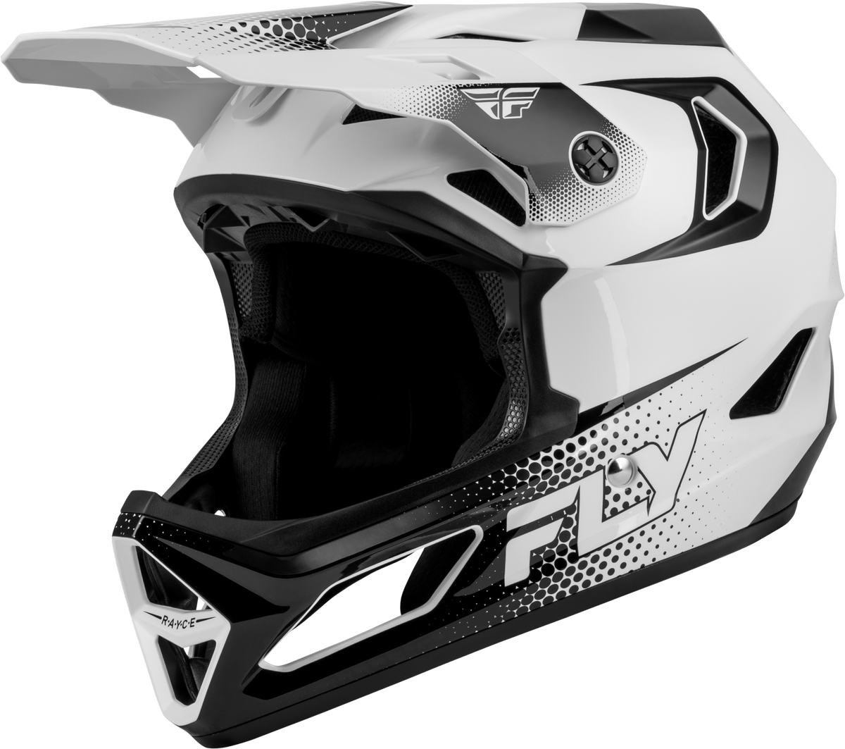 Rayce Sonar Bicycle Helmet White/Black Lg