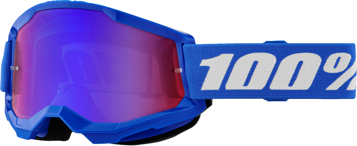 Strata 2 Goggle Blue Mirror Red/Blue Lens