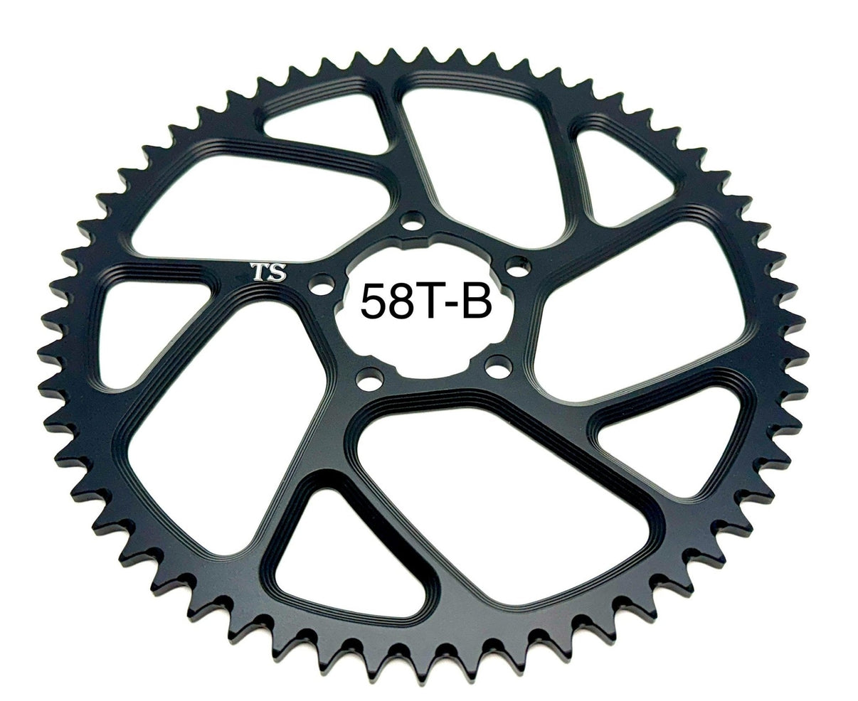 48/ 52/ 54/ 58 Tooth Hardened Aluminum 420 Sprocket for E-moto Titanium Surron