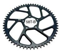48/ 52/ 54/ 58 Tooth Hardened Aluminum 420 Sprocket for E-moto Titanium Surron