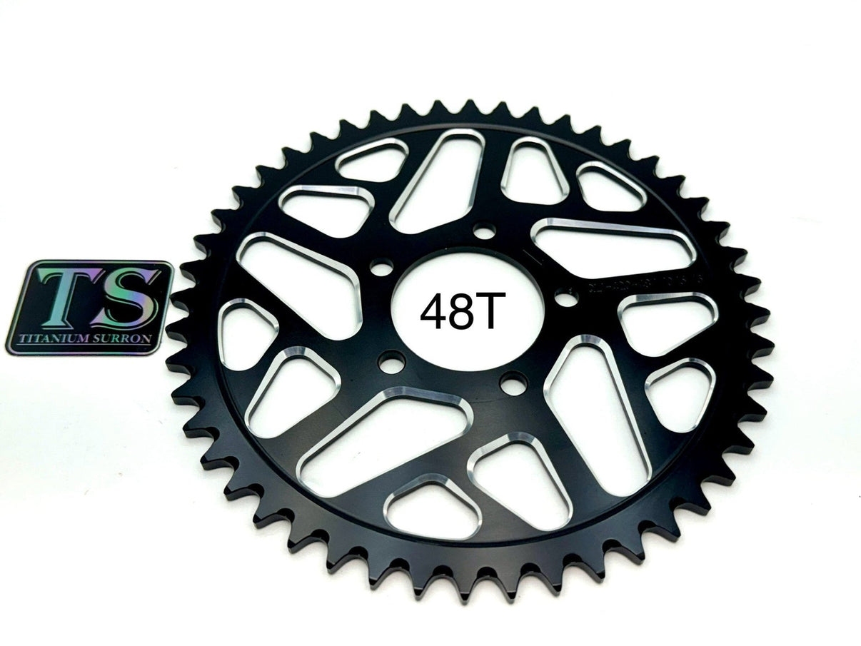 48 Tooth Hardened Aluminum 420 Sprocket for E-moto Titanium Surron