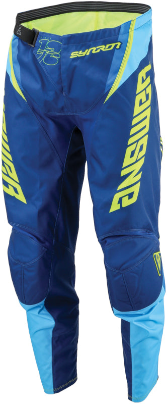 Answer 2025 Syncron Envenom Youth Pants - Blue/Hyper Acid