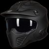 ILM Open Face Motorcycle 3/4 Half Helmet Model 726X