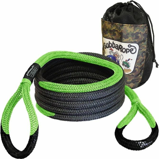 5/8" X20' Sidewinder Utv Recovery Rope Green Eyes BUBBA ROPES