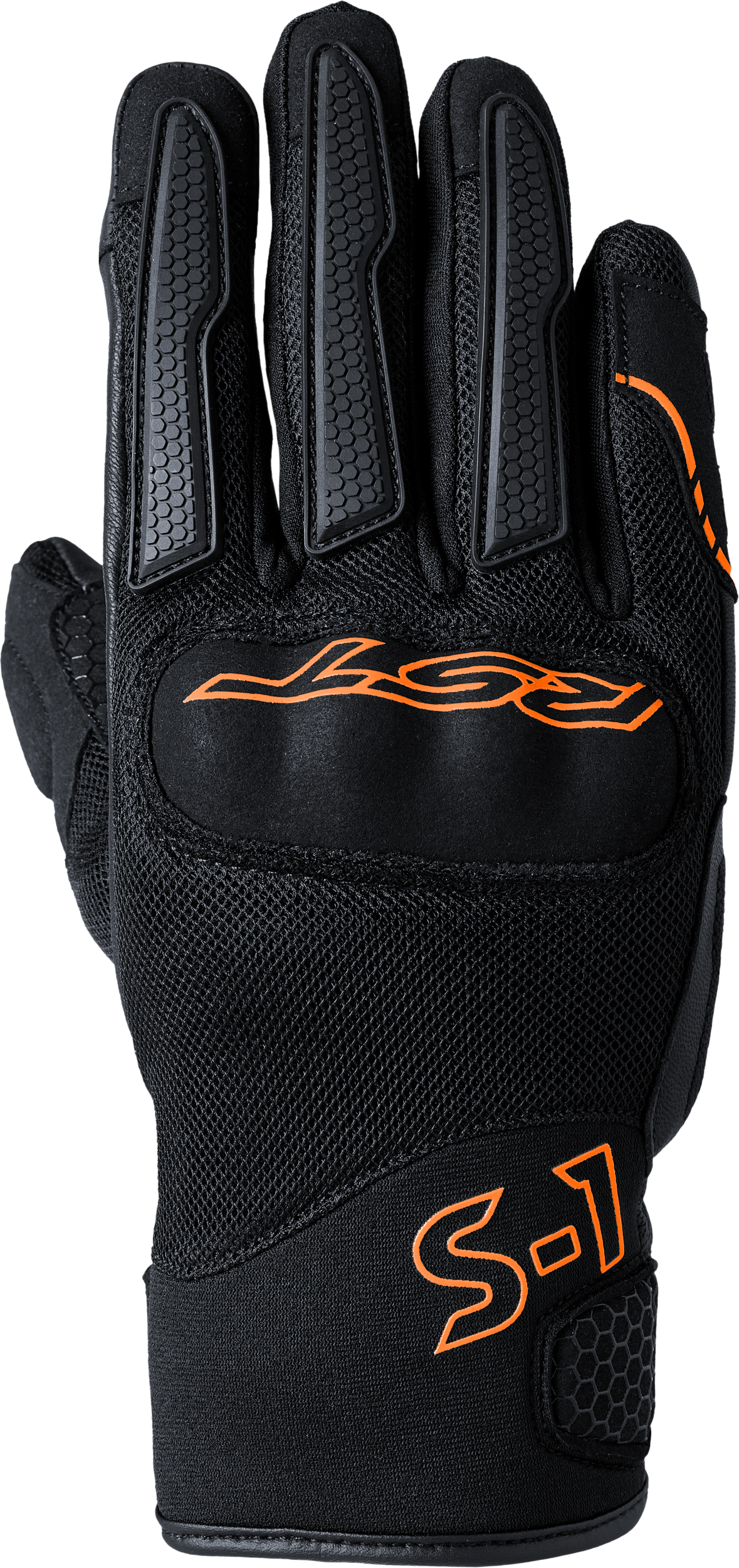 RST S-1 Mesh CE Gloves - Black/Neon Orange