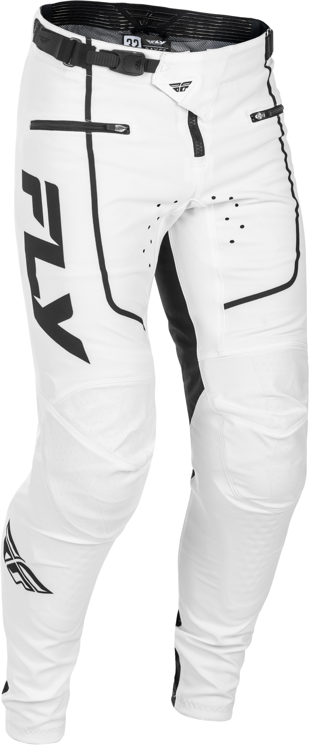 FLY Racing 2026 Youth Rayce BMX / MTB / eBike Pants - White/Black
