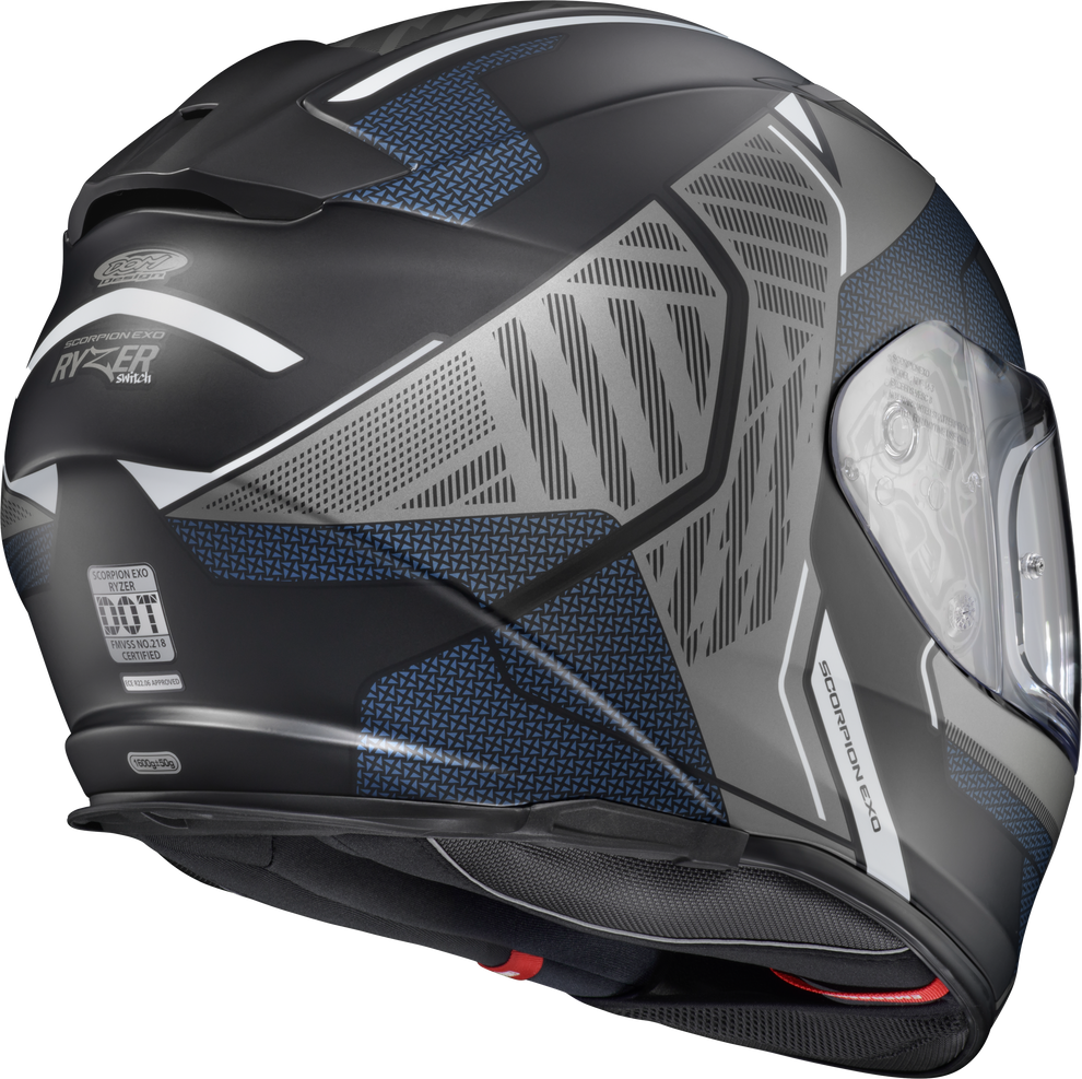 Scorpion EXO-RYZER Full Face Helmet - Switch Phantom – LiveTheGnar
