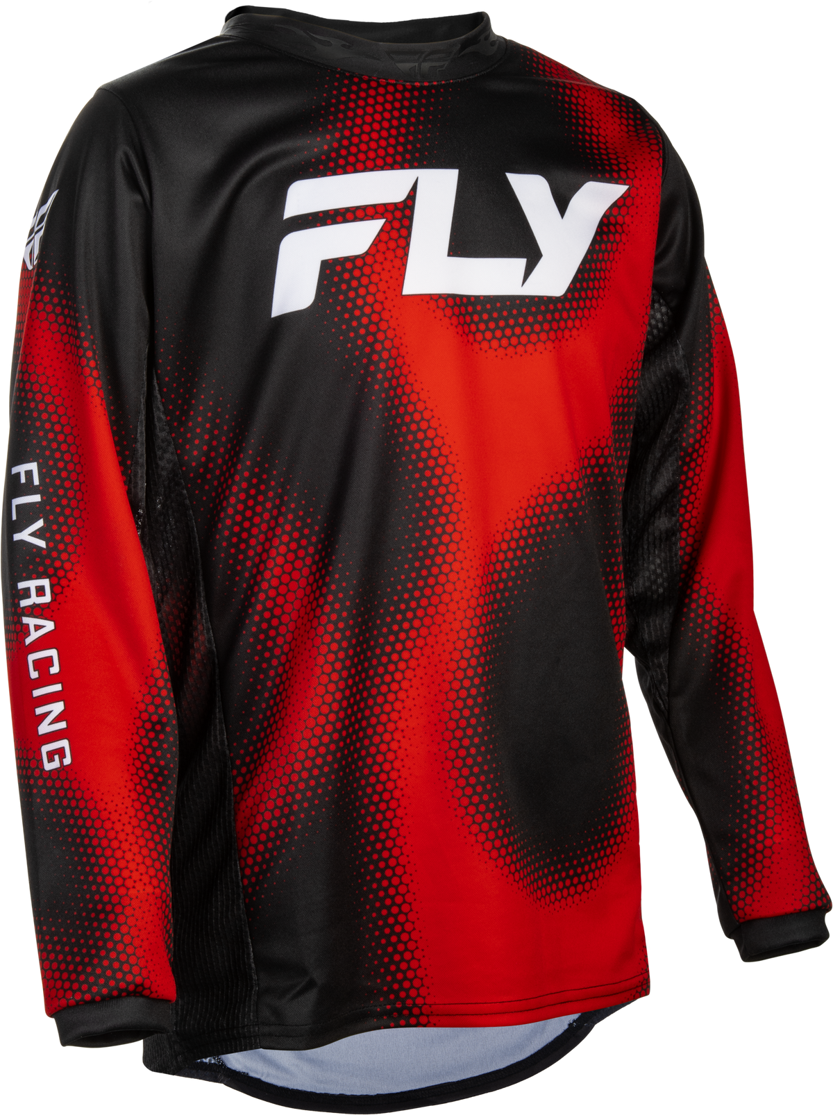 FLY Racing 2027 Youth Kinetic Torch Jersey - Black/Red/White