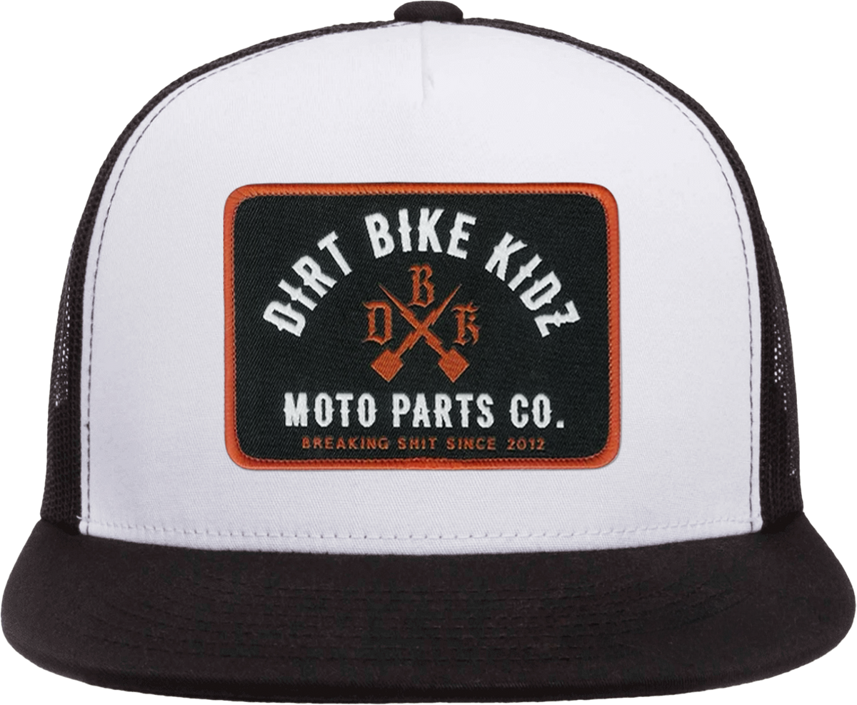 DBK MP Trucker 2Fifty Snapback Hat - White/Black