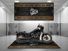 Motorcycle Mat for Cruiser Motorcycle "Ride The Style, Feel The Vibe" - MM7306 MPM Motorcycle Mat