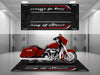 Motorcycle Mat for Cruiser Motorcycle "King of Street" - MM7343 MPM Motorcycle Mat