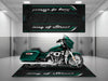 Motorcycle Mat for Cruiser Motorcycle "King of Street" - MM7343 MPM Motorcycle Mat