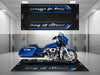 Motorcycle Mat for Cruiser Motorcycle "King of Street" - MM7343 MPM Motorcycle Mat