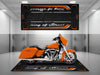 Motorcycle Mat for Cruiser Motorcycle "Special King of Street" - MM7345 MPM Motorcycle Mat