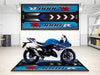Designed Pit Mat for Suzuki GSX-R1000R 2024 Motorcycle - MM7353 MPM Motorcycle Mat