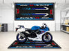 Designed Pit Mat for Suzuki GSX-R750 Motorcycle - MM7356 MPM Motorcycle Mat
