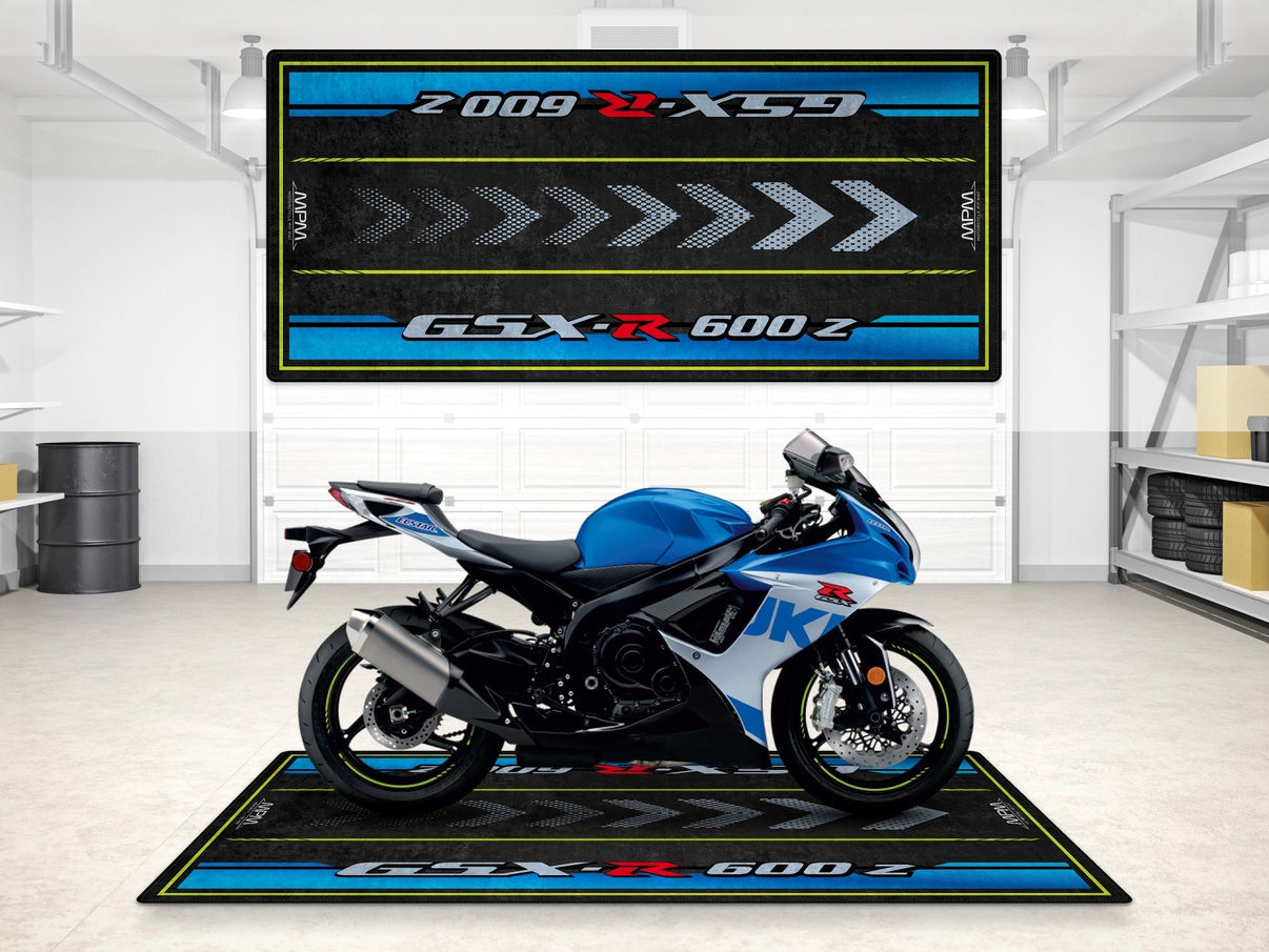 Designed Pit Mat for Suzuki GSX-R600Z Motorcycle - MM7359 MPM Motorcycle Mat