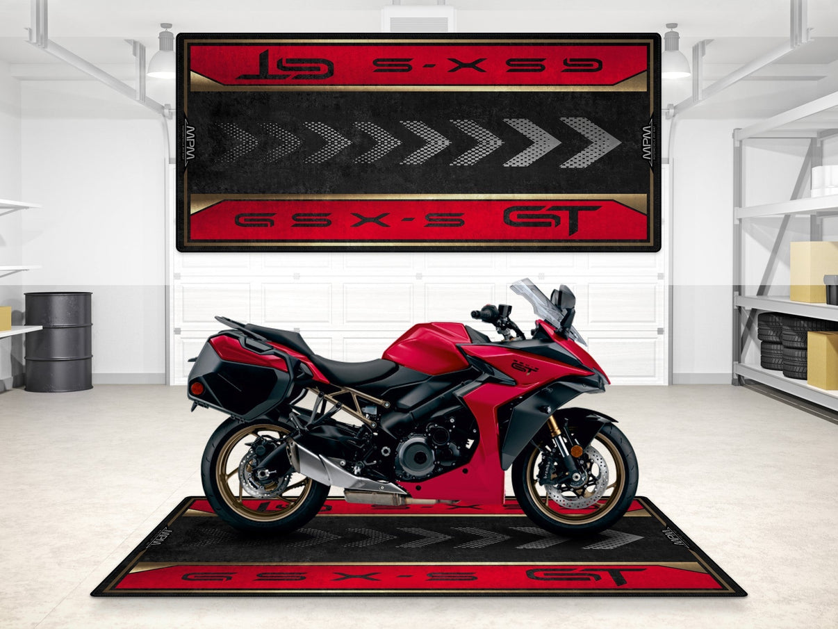 Designed Pit Mat for Suzuki GSX-S1000GT Motorcycle - MM7363 MPM Motorcycle Mat