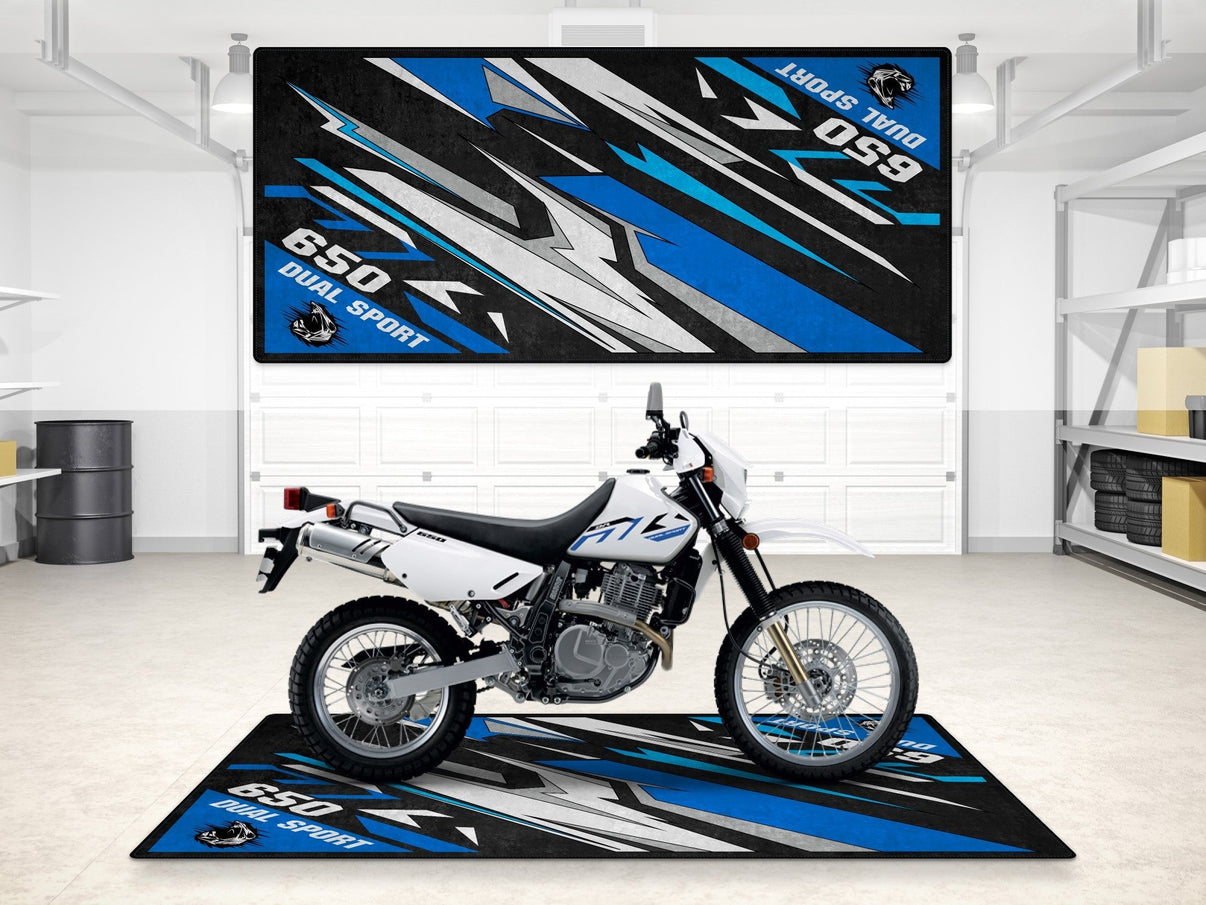 Designed Pit Mat for Suzuki DR650S Motorcycle - MM7381 MPM Motorcycle Mat