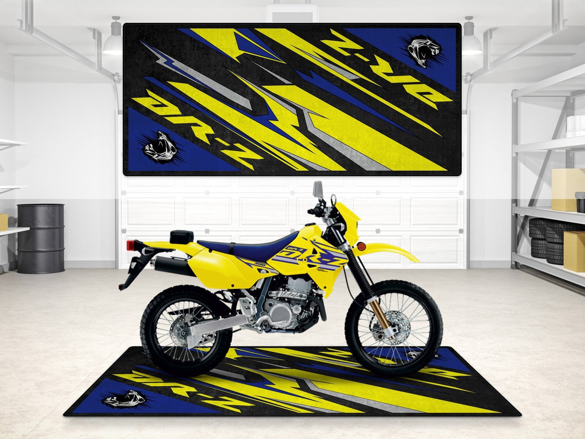 Designed Pit Mat for Suzuki DR-Z Motorcycle - MM7382 MPM Motorcycle Mat