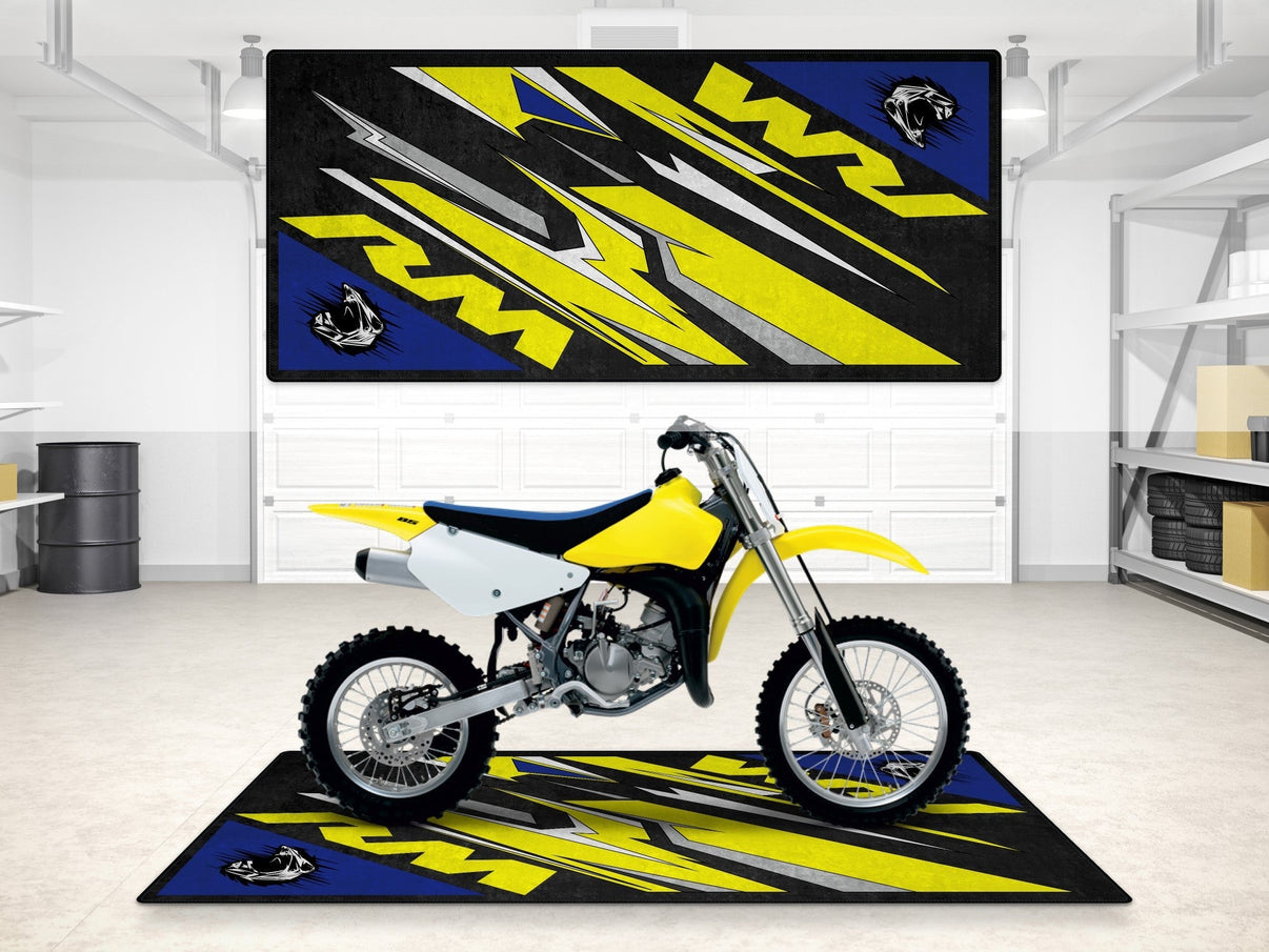 Designed Pit Mat for Suzuki RM Motorcycle - MM7384 MPM Motorcycle Mat