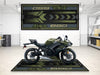 Designed Pit Mat for Kawasaki Ninja 650 Motorcycle - MM7388 MPM Motorcycle Mat