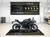 Designed Pit Mat for Kawasaki Ninja 650 Motorcycle - MM7388 MPM Motorcycle Mat