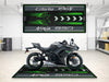 Designed Pit Mat for Kawasaki Ninja 650 Motorcycle - MM7388 MPM Motorcycle Mat