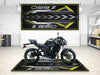 Designed Pit Mat for Kawasaki Z650 Motorcycle - MM7411 MPM Motorcycle Mat