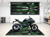 Designed Pit Mat for Kawasaki ZH2 Motorcycle - MM7418 MPM Motorcycle Mat