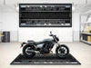 Designed Pit Mat for Kawasaki Eliminator Motorcycle - MM7422 MPM Motorcycle Mat