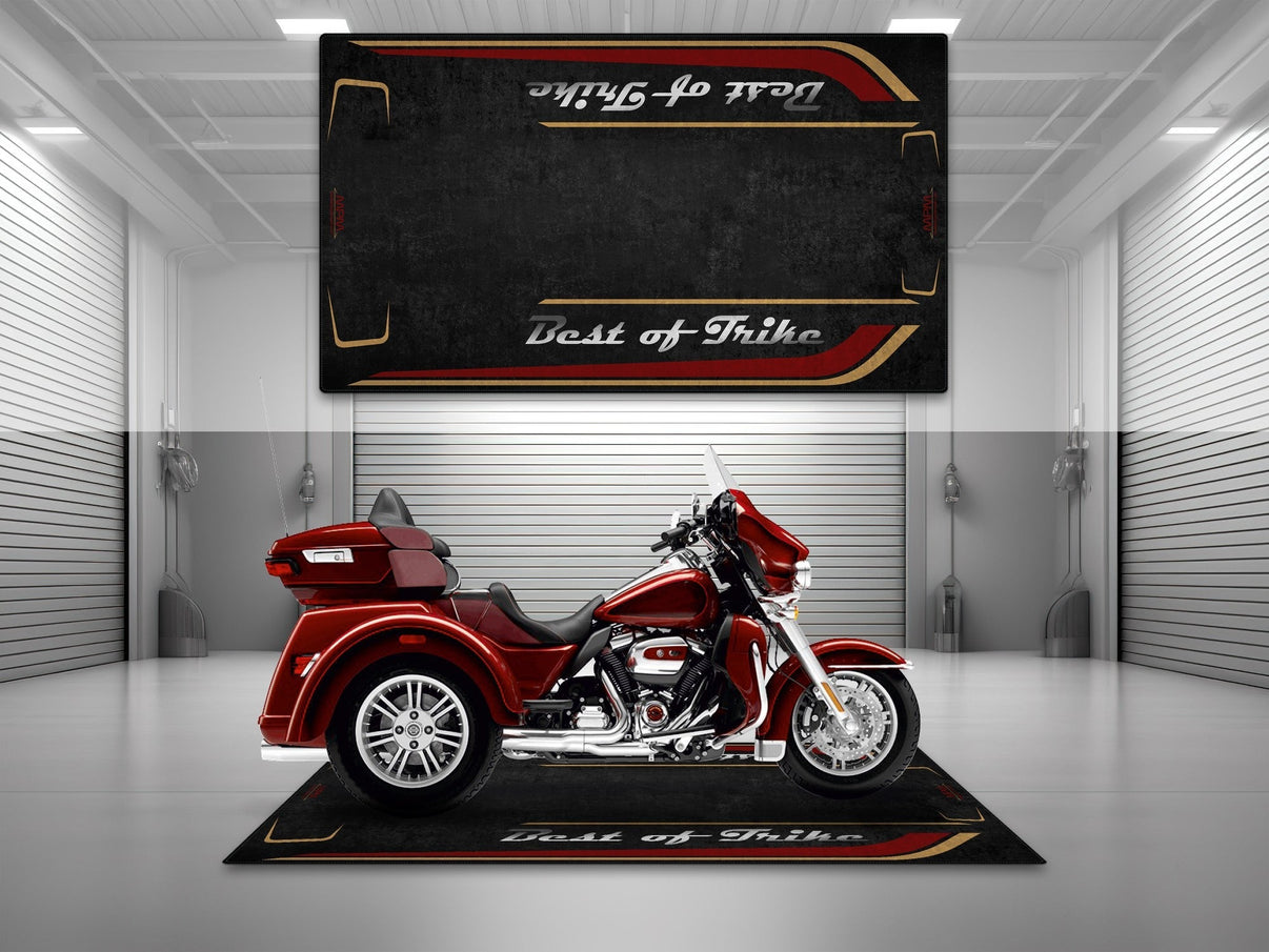 Motorcycle Mat for Trike Motorcycle "Best of Trike" - MM7433 MPM Motorcycle Mat