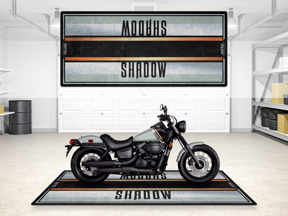 Designed Pit Mat for Honda Shadow Phantom Motorcycle - MM7436 MPM Motorcycle Mat