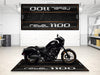 Designed Pit Mat for 2024 Honda Rebel 1100 Motorcycle - MM7438 MPM Motorcycle Mat