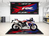 Designed Pit Mat for Honda CBR1000RR-R Fireblade SP Motorcycle - MM7441 MPM Motorcycle Mat