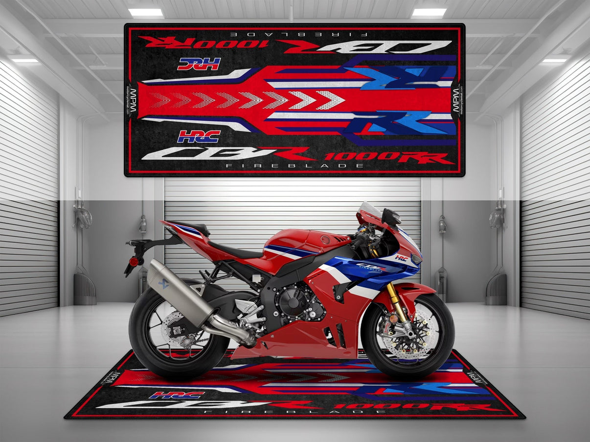 Designed Pit Mat for Honda CBR1000RR-R Fireblade SP Motorcycle - MM7441 MPM Motorcycle Mat
