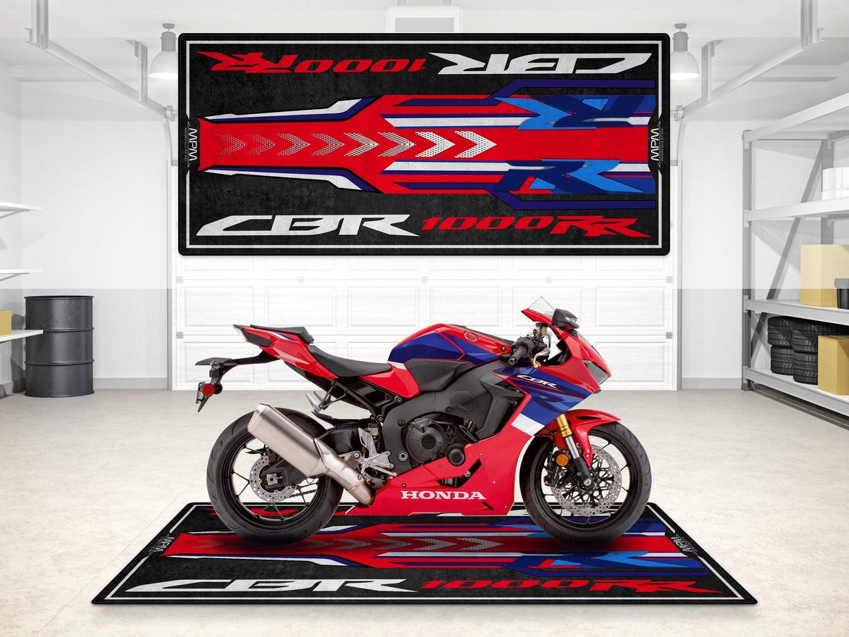 Designed Pit Mat for Honda CBR1000RR Motorcycle - MM7442 MPM Motorcycle Mat