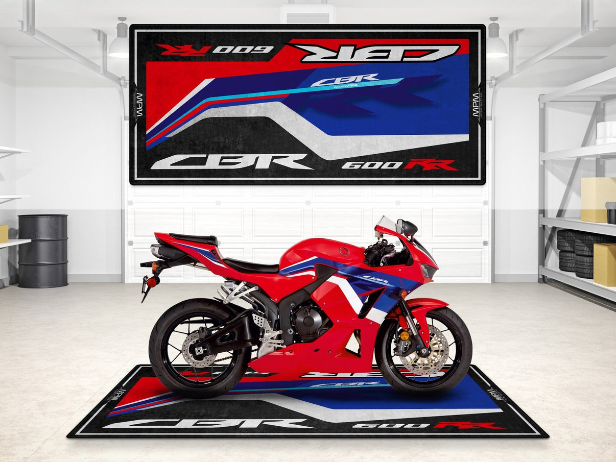 Designed Pit Mat for Honda CBR 600RR Motorcycle - MM7443 MPM Motorcycle Mat