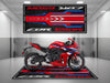 Designed Pit Mat for Honda CBR650R Motorcycle - MM7444 MPM Motorcycle Mat