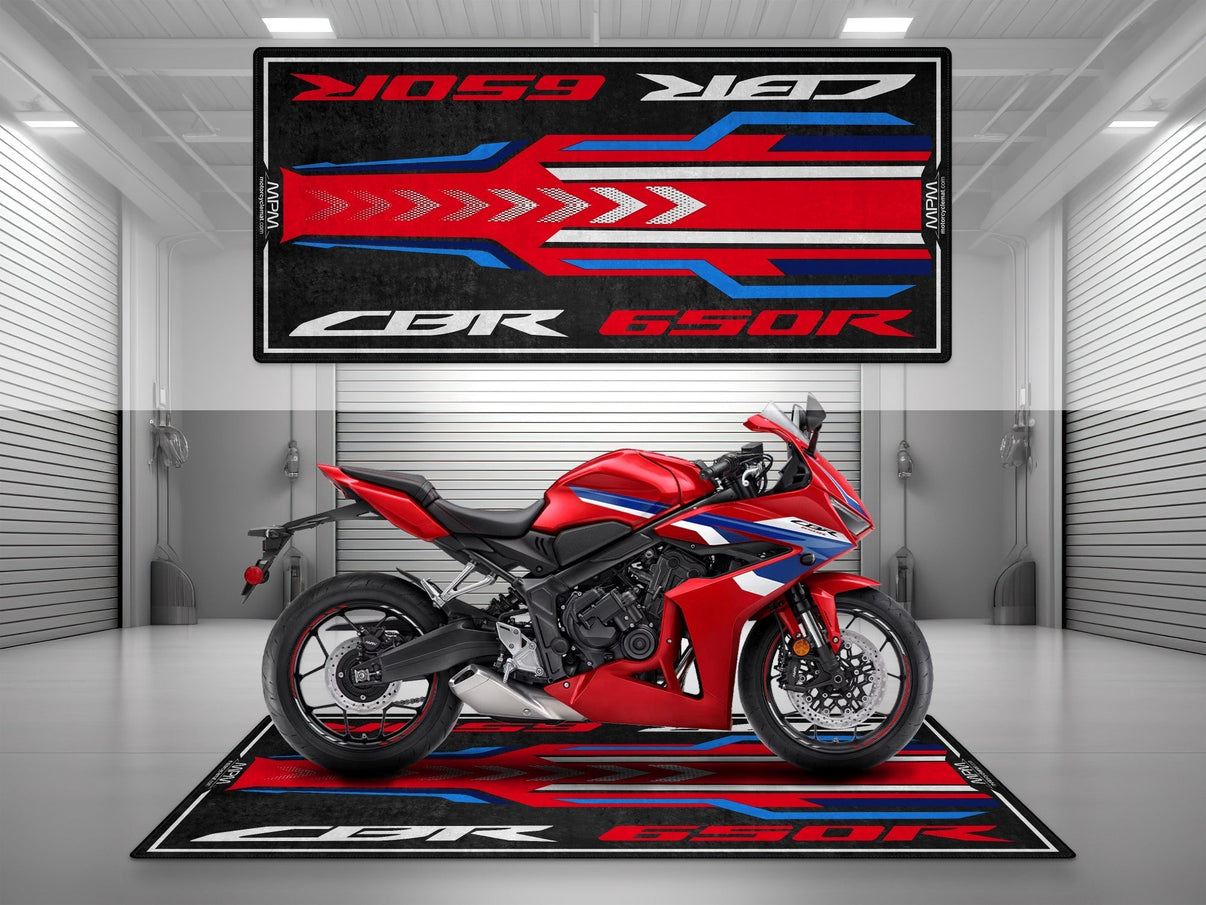 Designed Pit Mat for Honda CBR650R Motorcycle - MM7444 MPM Motorcycle Mat