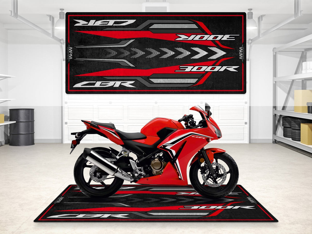 Designed Pit Mat for Honda CBR300R Motorcycle - MM7446 MPM Motorcycle Mat