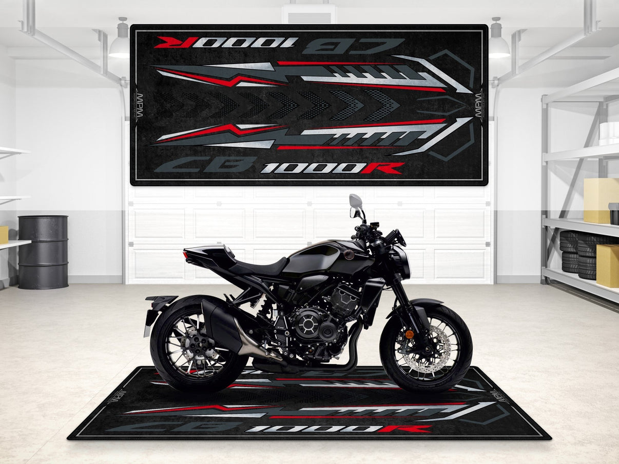 Designed Pit Mat for Honda CB1000R Motorcycle - MM7447 MPM Motorcycle Mat