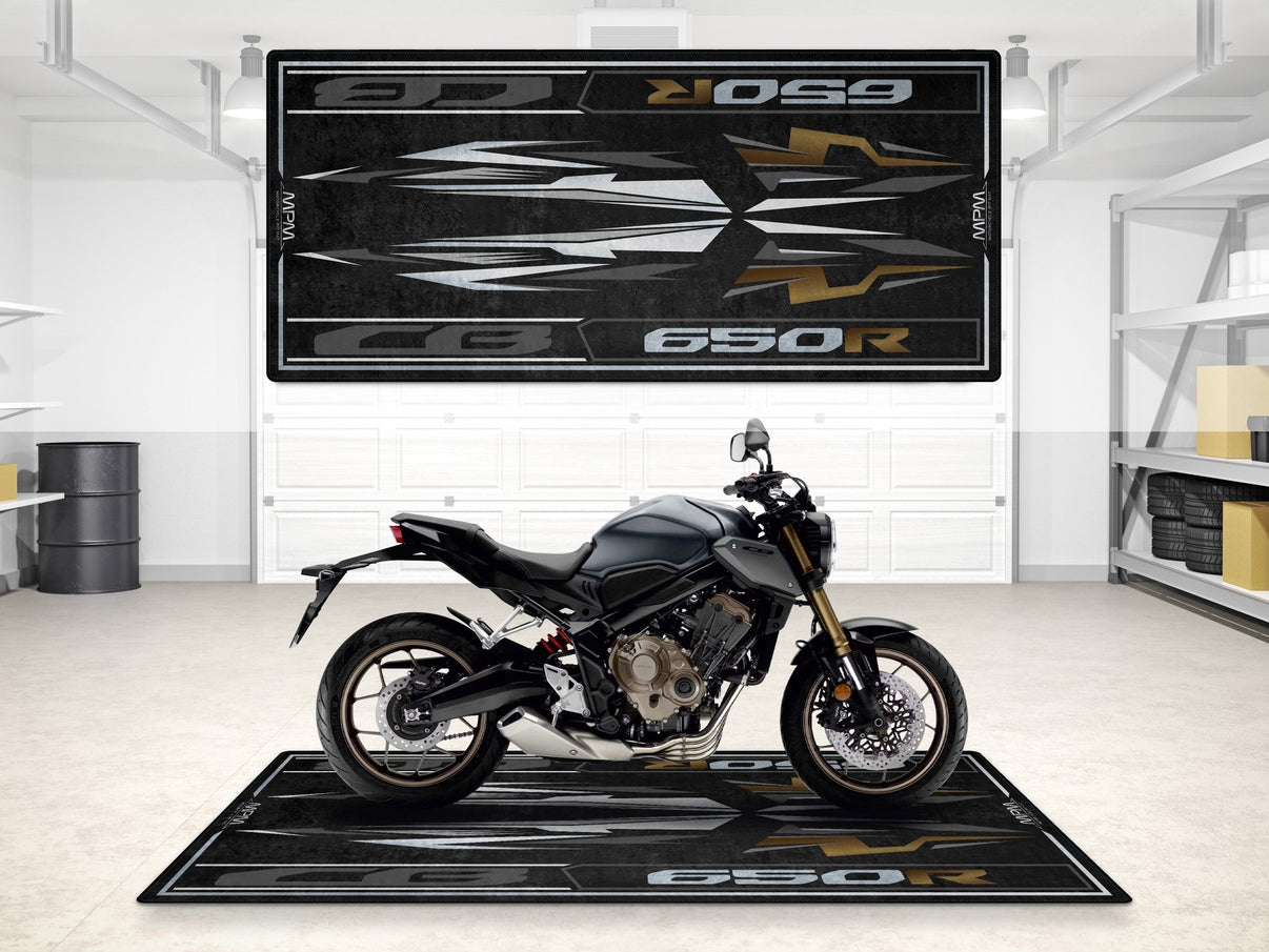 Designed Pit Mat for Honda CB650R Motorcycle - MM7449 MPM Motorcycle Mat
