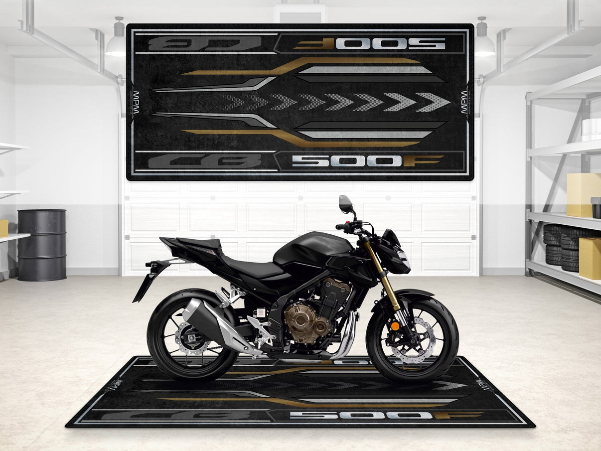 Designed Pit Mat for Honda CB500F Motorcycle - MM7450 MPM Motorcycle Mat
