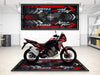 Designed Pit Mat for Honda Africa Twin Motorcycle - MM7452 MPM Motorcycle Mat