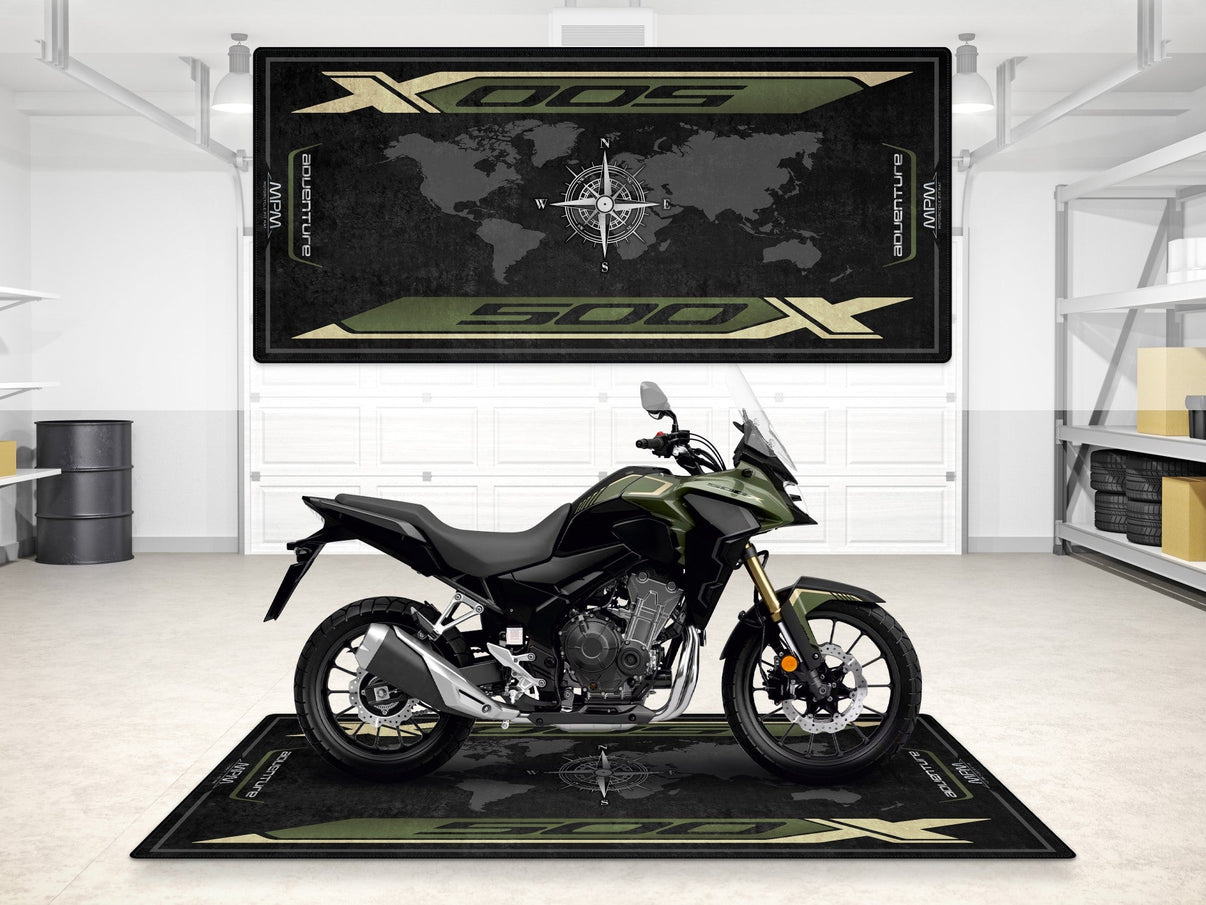 Designed Pit Mat for Honda CB500X Motorcycle - MM7455 MPM Motorcycle Mat
