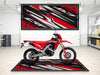 Designed Pit Mat for Honda CRF Motorcycle - MM7457 MPM Motorcycle Mat