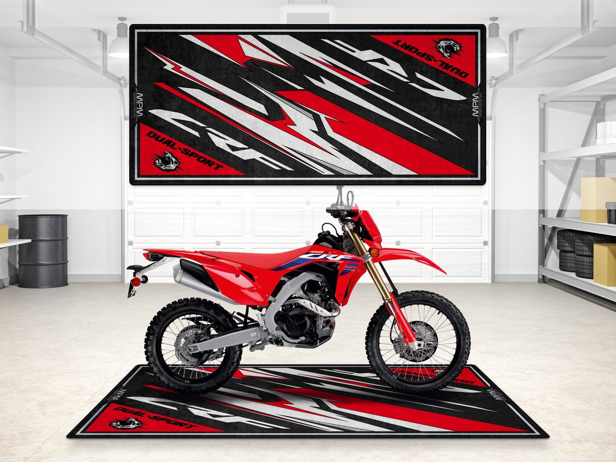 Designed Pit Mat for Honda CRF Motorcycle - MM7457 MPM Motorcycle Mat